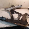 Элемент пластика боковой с повреждениями Honda CBR600F3