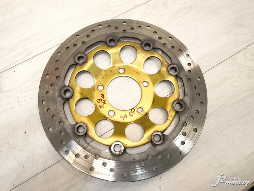 Диск тормозной передний (остаток 3,9 мм) Suzuki SV650