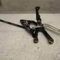 Кронштейн боковой подножки с рычагом КПП Yamaha R6 2003-2005